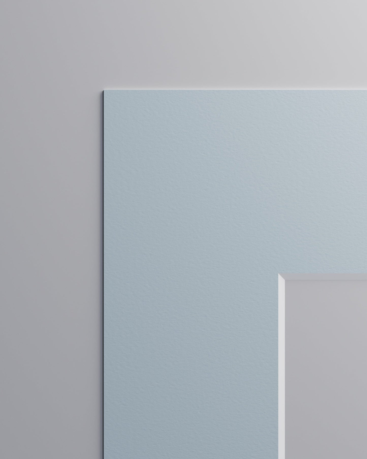 Mount Sample: Dusty Blue (White Core)