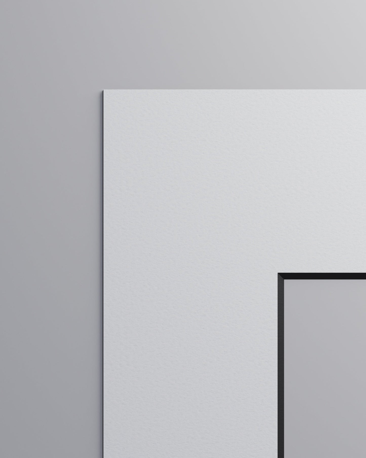 Mount Sample: White (Black Core)