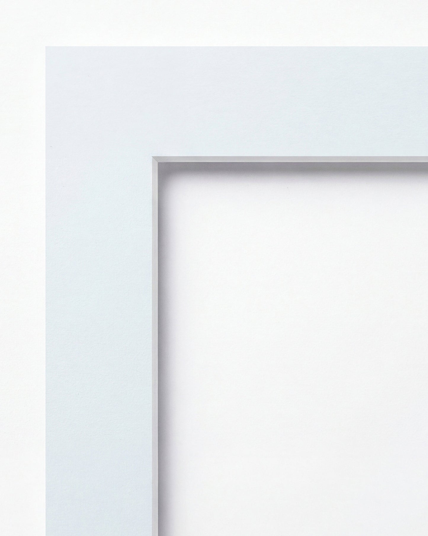 Mount Sample: Pale Blue (White Core)