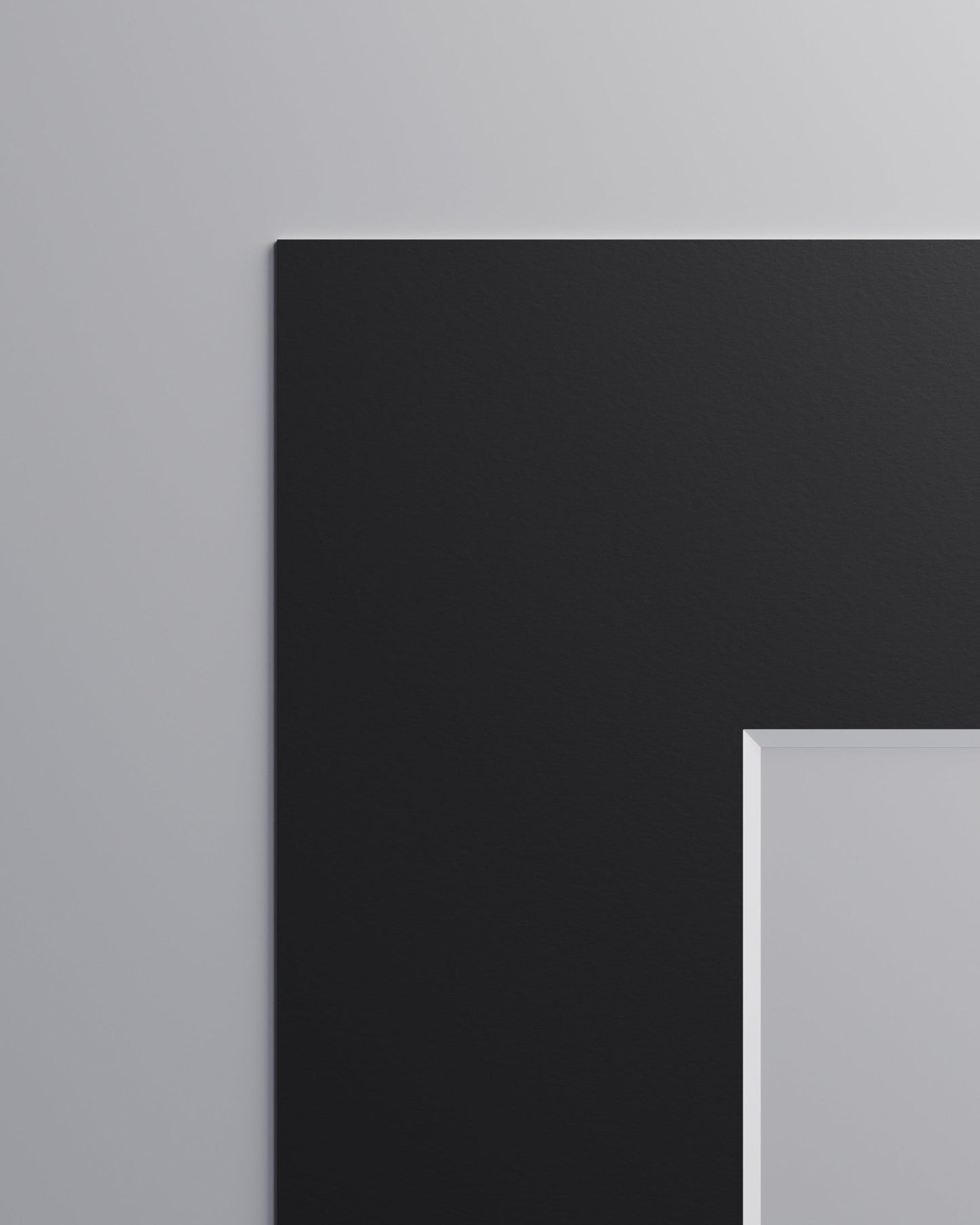 Mount Sample: Black (White Core)