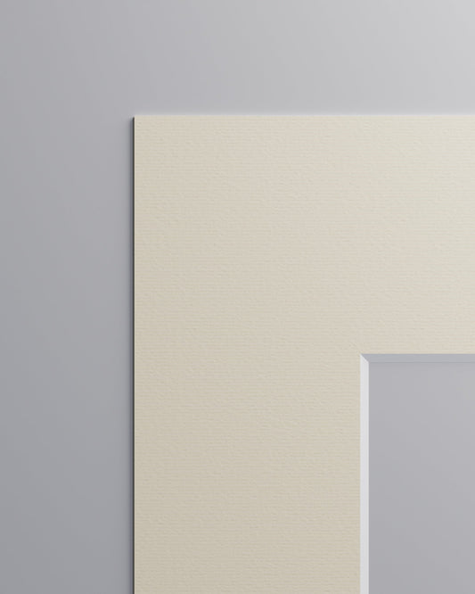 Mount Sample: Creme (White Core)
