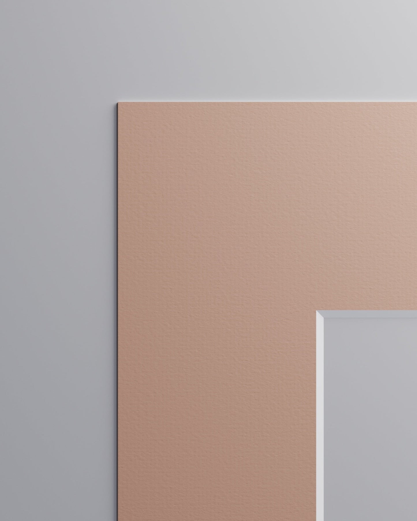 Mount Sample: Dusty Rose (White Core)