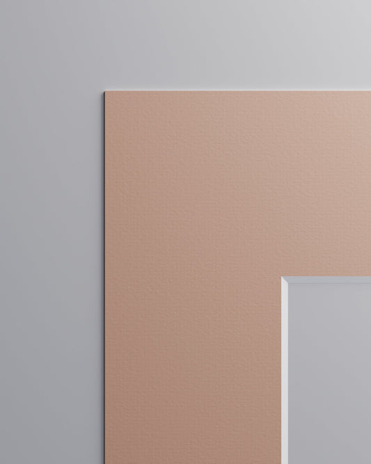 Mount Sample: Dusty Rose (White Core)